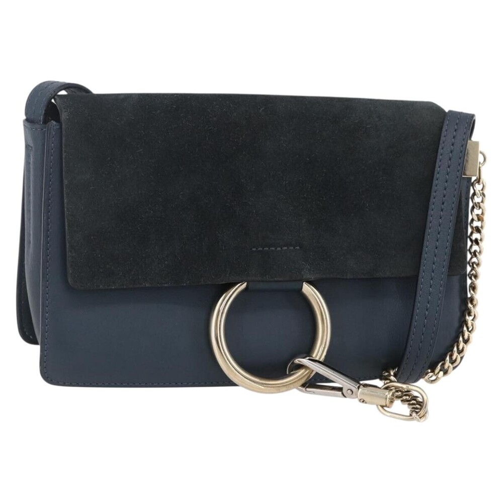 Chloe Faye Leather and Suede Small